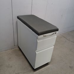 Solid metal file cabinet with key padded  top $55 each