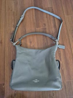 Coach Gray Handbag Purse Large Shoulder Bag