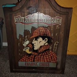 Sherlock Holmes Dart Board Set Up