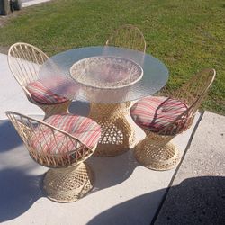 Spun Fiberglass Patio Set 