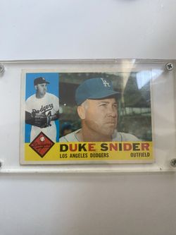 1960 Topps Duke Snider Sports Card