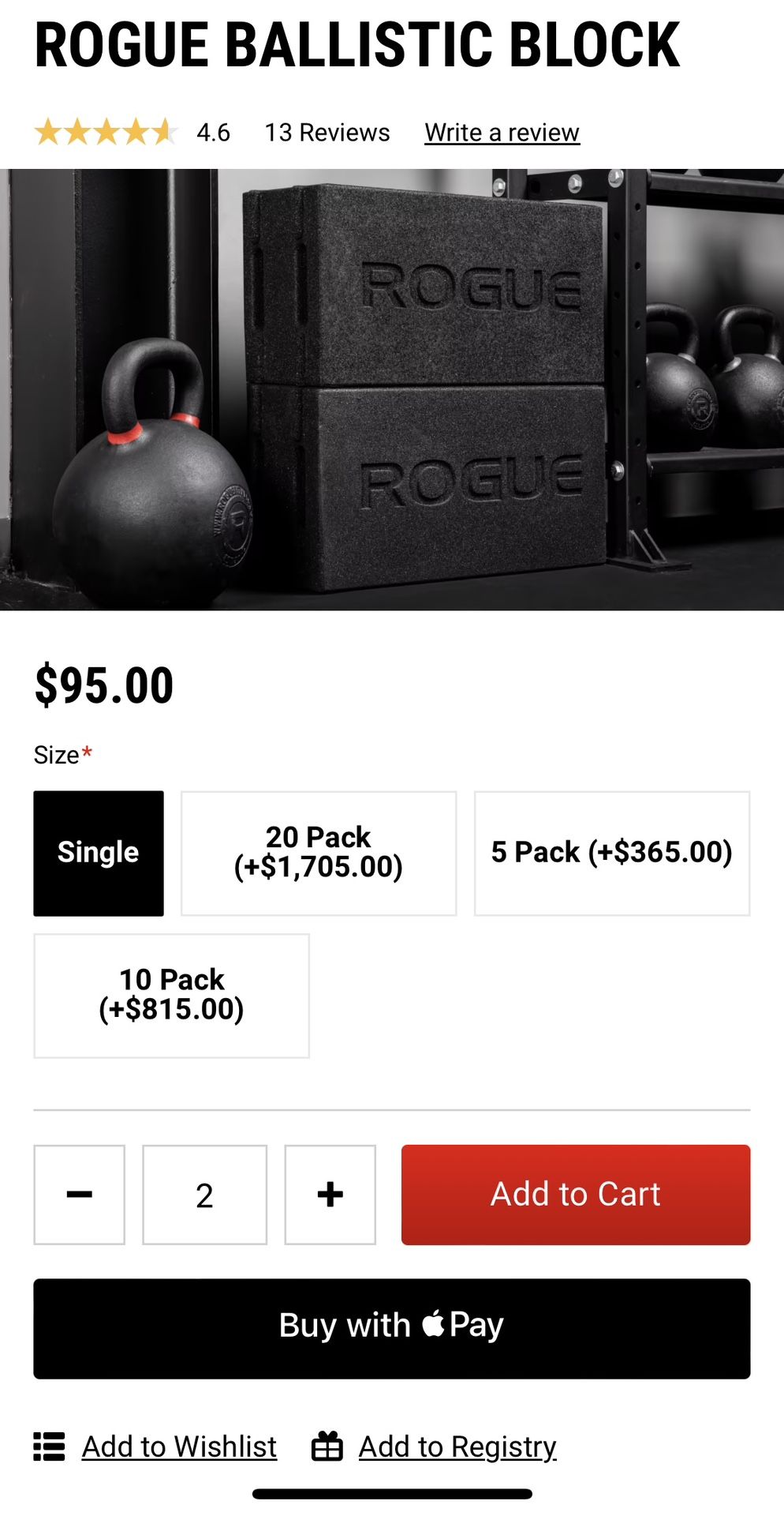 Rogue Ballistic Block