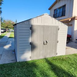 Very Tough And Durable Outdoor 10 Foot By 8 Foot Resin Storage Shed