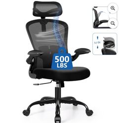 FelixKing Office Chair Ergonomic Desk Chair with Adjustable Lumbar Support and Wheels, High Back Computer with Headrest,Executive Swivel Comfy with fl