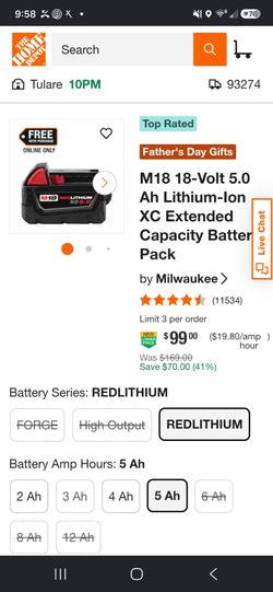 Brand new Milwaukee battery