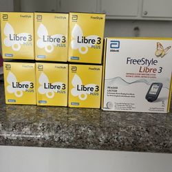 FreeStyle Libre 3 Reader + (6) Libre 3 Sensor