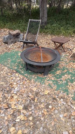 Free fire pit.