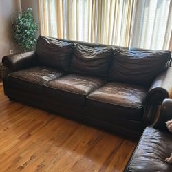 Raymour Leather Sofa