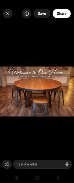 Sturdy Industrial Table