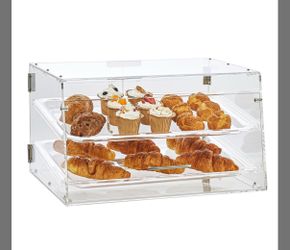 Acrylic Bakery Display Case 2-Tier
