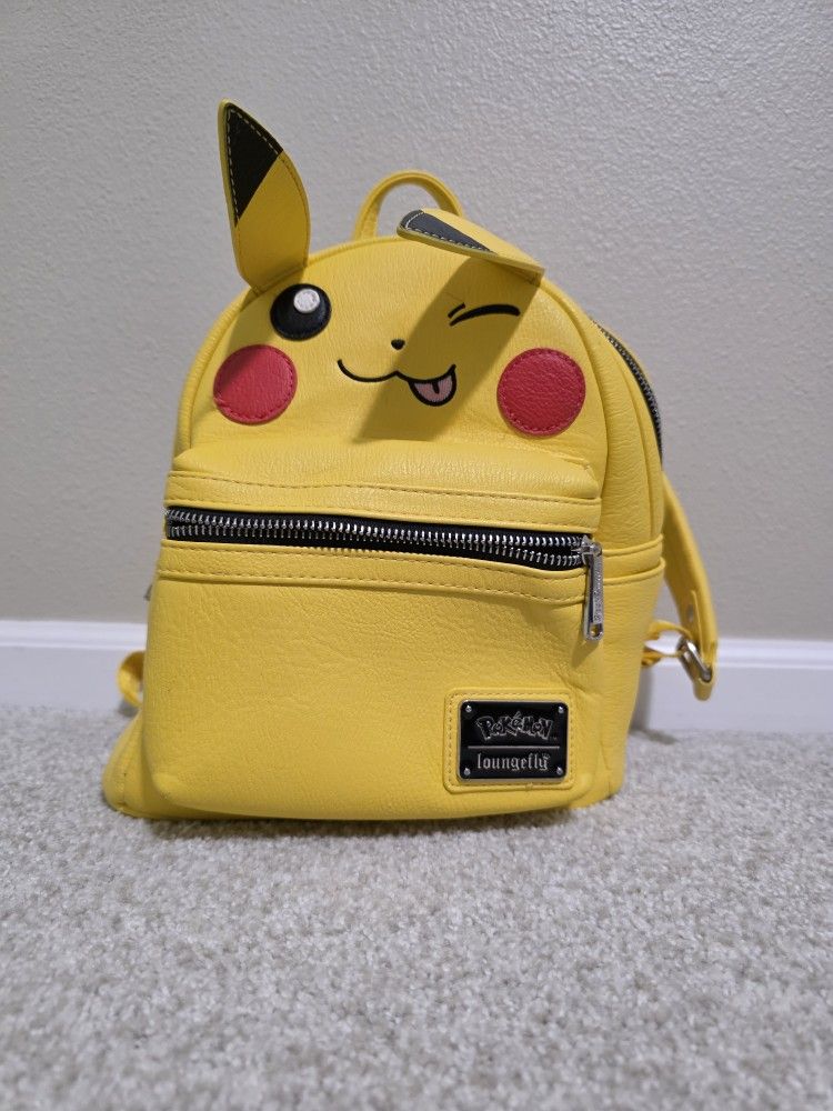 Loungefly Pokemon Pikachu Winking Cosplay Figural Mini Backpack