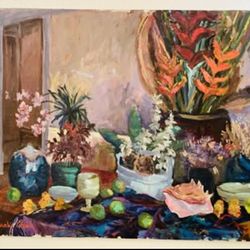 Beautiful Oil painting by Pauahi Clark