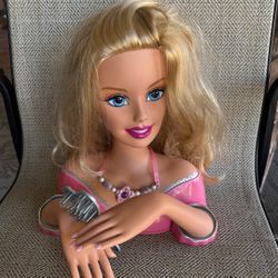 Barbie Doll Styling Head And Nails