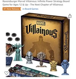 MARVEL VILLAINOUS INFINITE STRATEGY BORAD GAME 💯🔥🔥🔥🔥🔥
