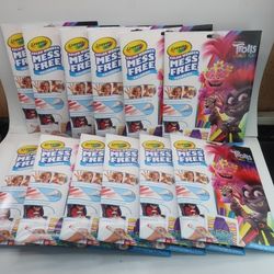 12 Crayola Color Wonder Dreamworks Trolls World Tour Coloring Pages & Marker Set