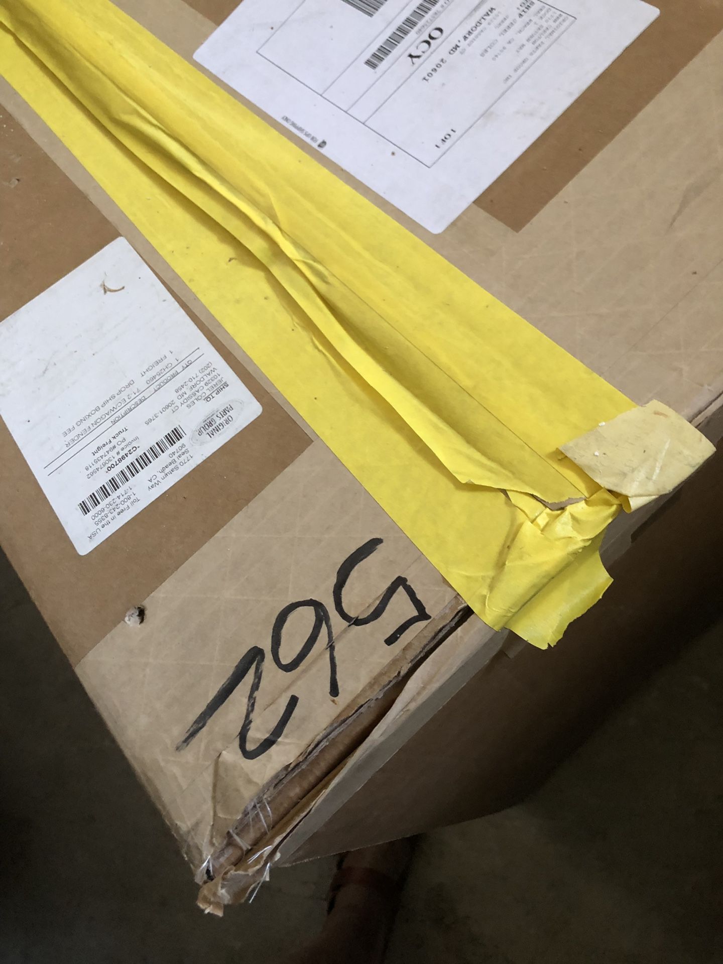 1972 inter fender for El Camino