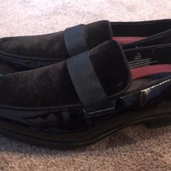 Dkny 250354 Mens Penn Round-Toe Slip-On Loafers Black Size 9M