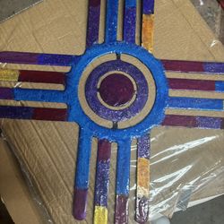 Metal Zia Wall Decor 