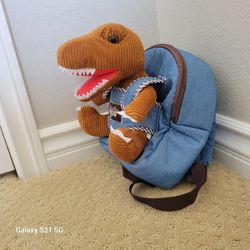 Kids Dinosaur Plush Toddler Backpack