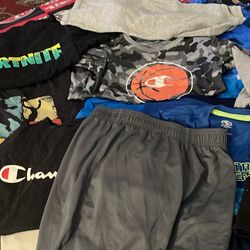 Boys shorts and tshirts size 7-8