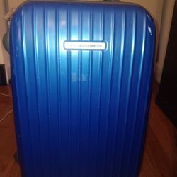 United Colors of Benetton Blue Carry-on Suitcase