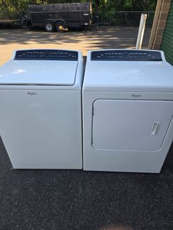 Whirlpool cabrio electric washer and dryer