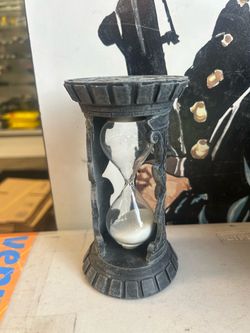 PTC 6.13 Inch Pentagram Bat Wing Sand Timer Hourglass Statue Figurine new