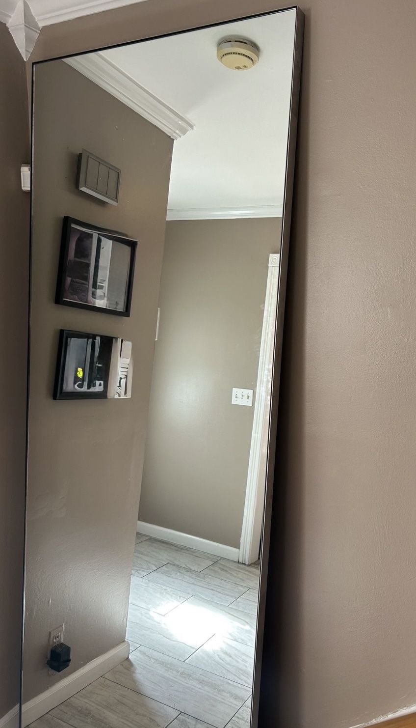 Large Metal Frame Mirror