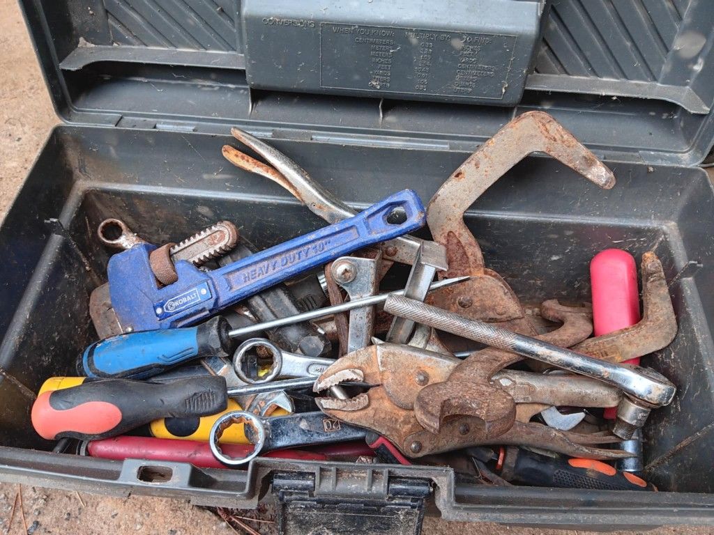 Some Random Guy Stuff. Good Tools Paint Guys ECT.