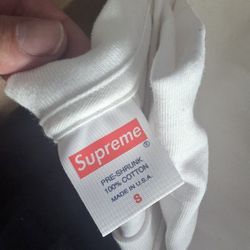 White Supreme Tee