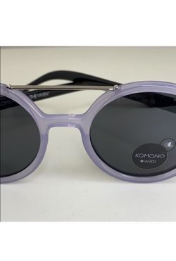 Komono Vivien Sunglasses NEW Violet Purple Black round UV400 Sunglasses Komono Vivien | Freshlabels.com main image 4