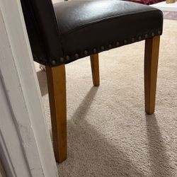 Faux Leather Chair 