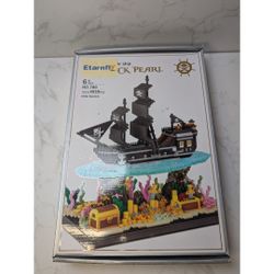Black Pearl Pirate Ship Mini Building Blocks 4059pc Display Model Sealed