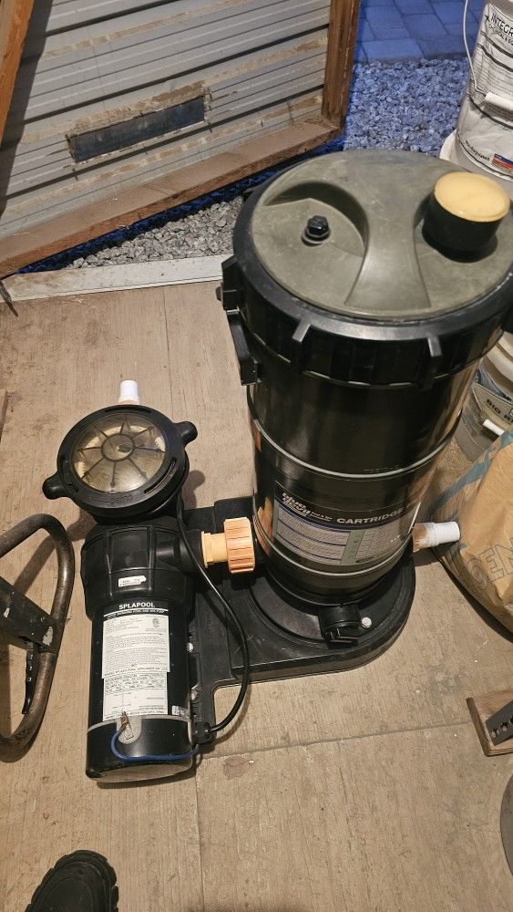 pump to remove water from swimming pools in good condition