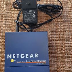 NETGEAR 5-Port Fast Ethernet 10/100 Unmanaged Switch (FS105)