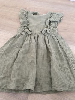 Green Girls Dress