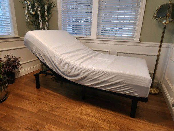 Adjustable Twin Bed And Mattress 
