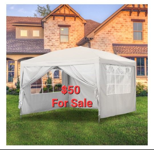 10x10 FT  Gazebo Canopy Party Tent,  Waterproof , Outdoor Patio Party Tent Wedding Tents with Removable Sidewalls for Backy