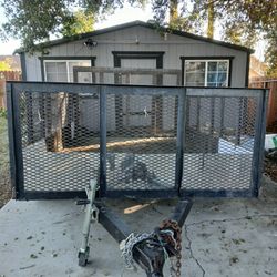 Utility Trailer Heavy Duty Double Axle 6x10x3