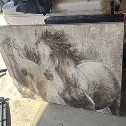 Painting of horses