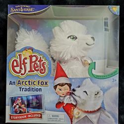 ELF PETS ARTIC FOX WITH BOOK