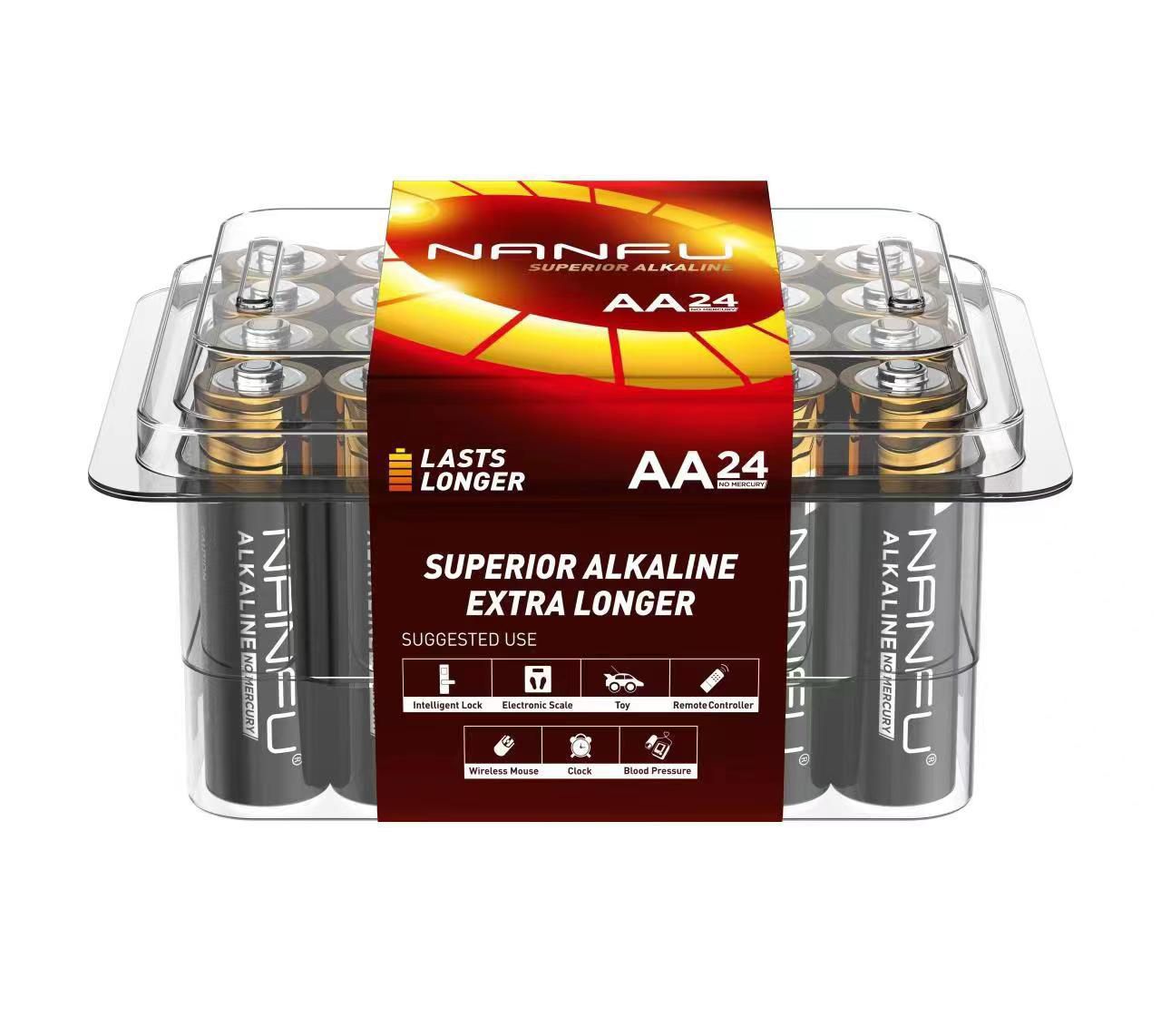 Lot of 48 AAA or AA Alkaline Batteries 