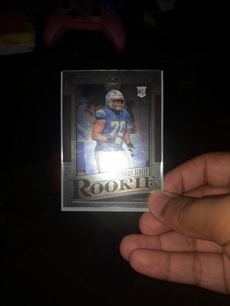 2021 CHRONICLES LEGACY RASHAWN SLATER ROOKIE CARD RC SILVER PRIZM #212