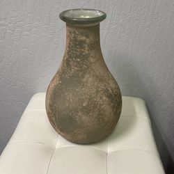 Rose Dusted Color Glass Vase