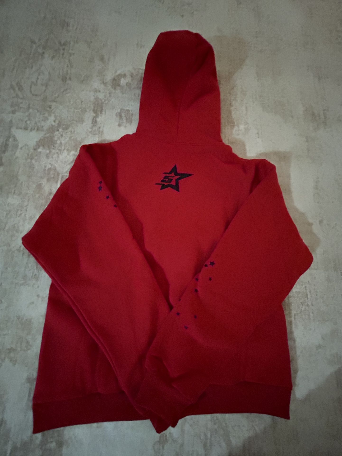 Sp5der P*NK V2 Hoodie Red - www.disolcolor.com