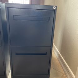 Metal 2 Drawer File Cabinet  