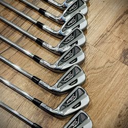 Titleist 712 AP2 7pc Iron Set 3-PW With New Golf Pride CP2/MCC Midsize Grips Dynamic Gold S300 Stiff Shafts