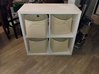 Dresser storage cube