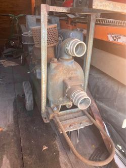 Gorman Rupp Portable Water Pump 3-1/2” 9.2 hp Gas for Industrial Dewatering , Flood Restoration