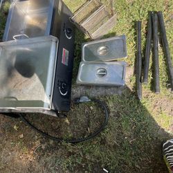 Portable gas stove so you can cook or grill anywhere you want - $150